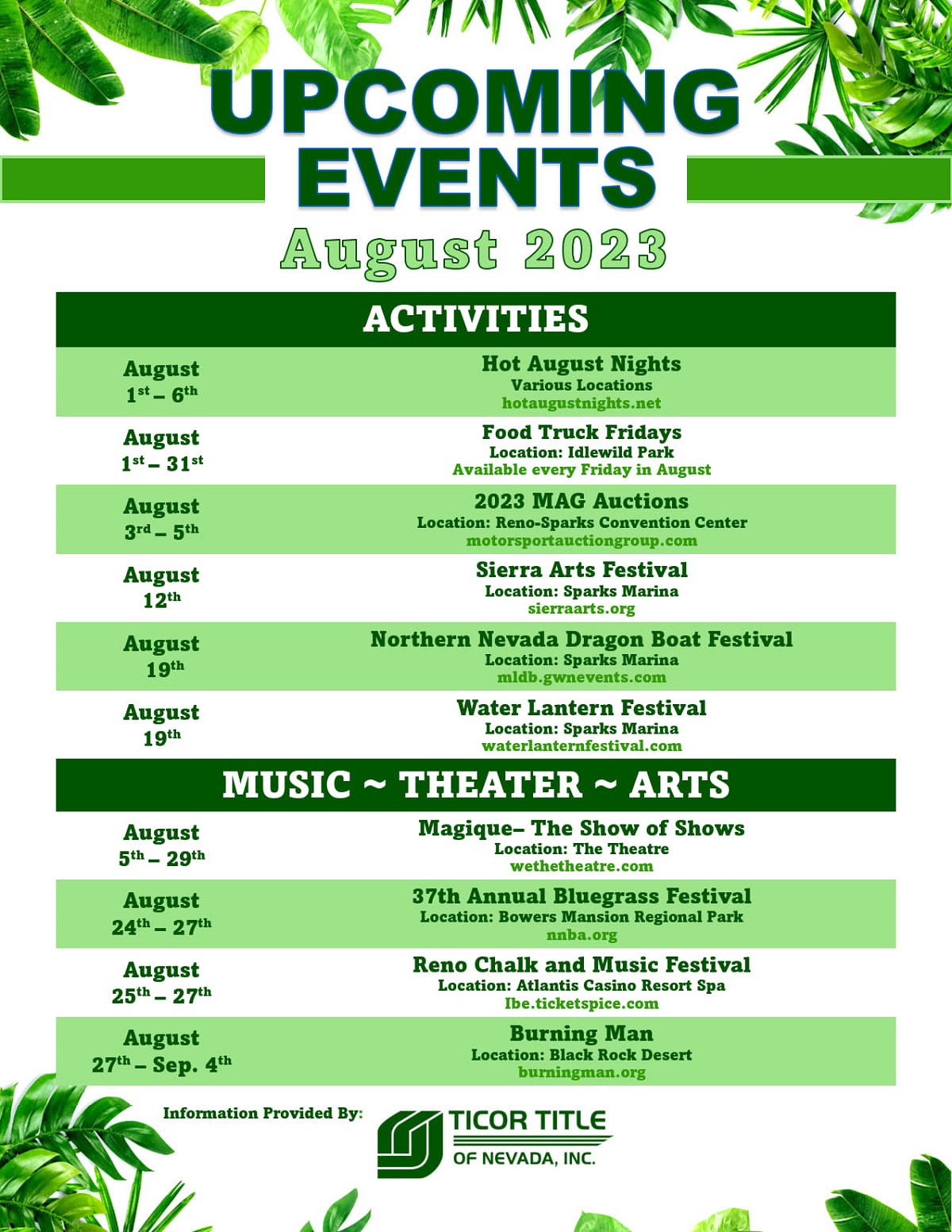 Upcoming Events image